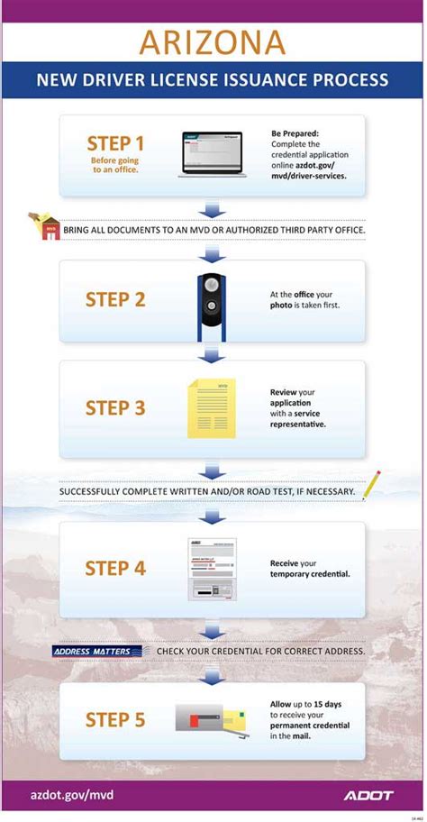 step by driver licensing process